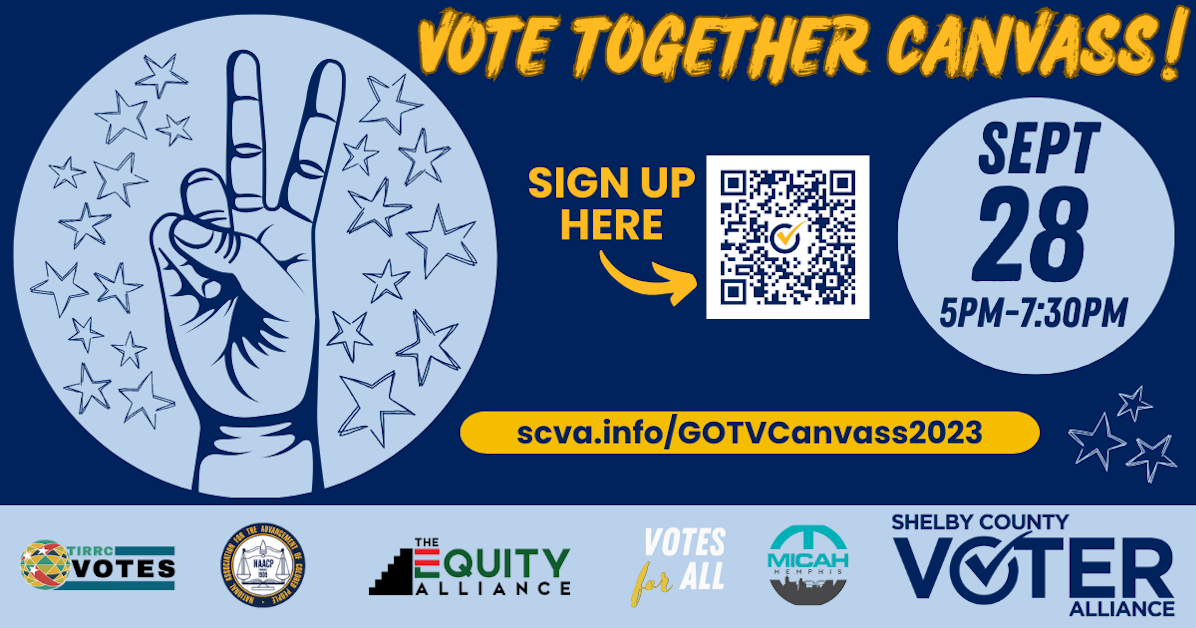 Vote Together Canvass with SCVA! · CALEB